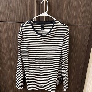 H&M Monochrome Striped Top